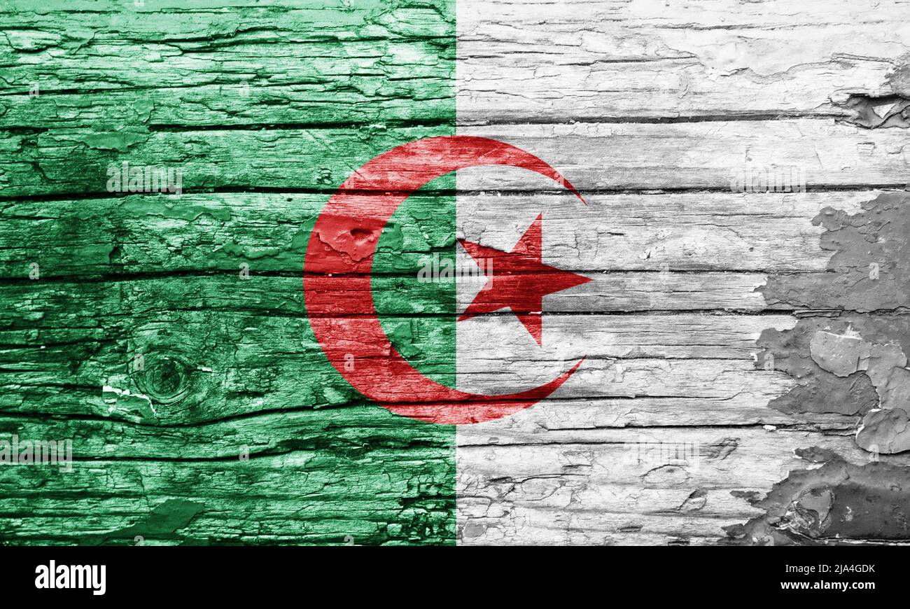 Wooden texture with painted flag Stock Photo - Alamy