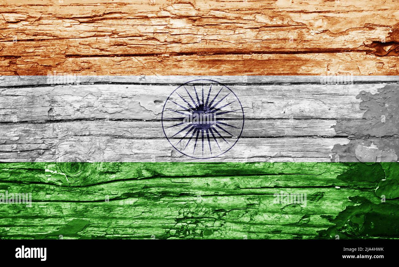 Wooden texture with painted flag Stock Photo - Alamy