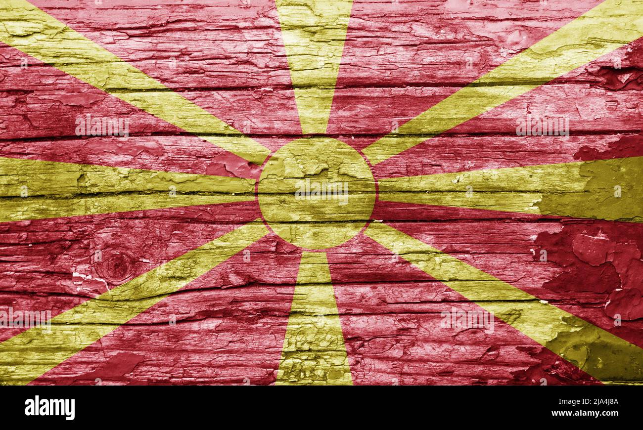 Wooden texture with painted flag Stock Photo - Alamy