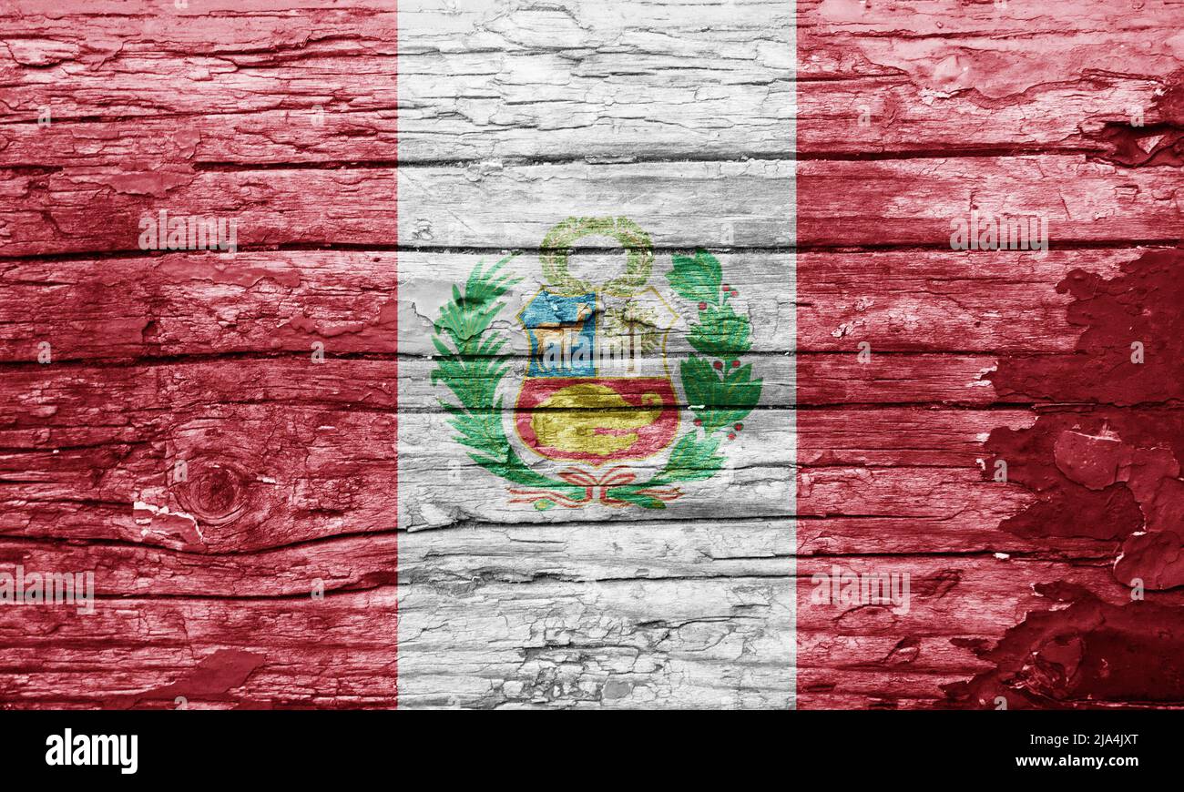 Wooden texture with painted flag Stock Photo - Alamy
