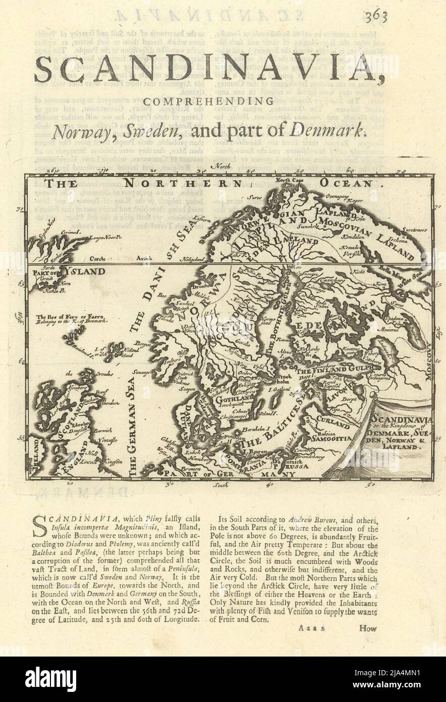 Denmark map and 18th century hires stock photography and images Alamy