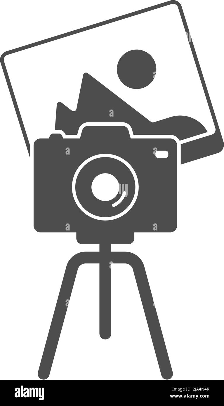 Camera icon logo flat design illustration template vector Stock Vector ...
