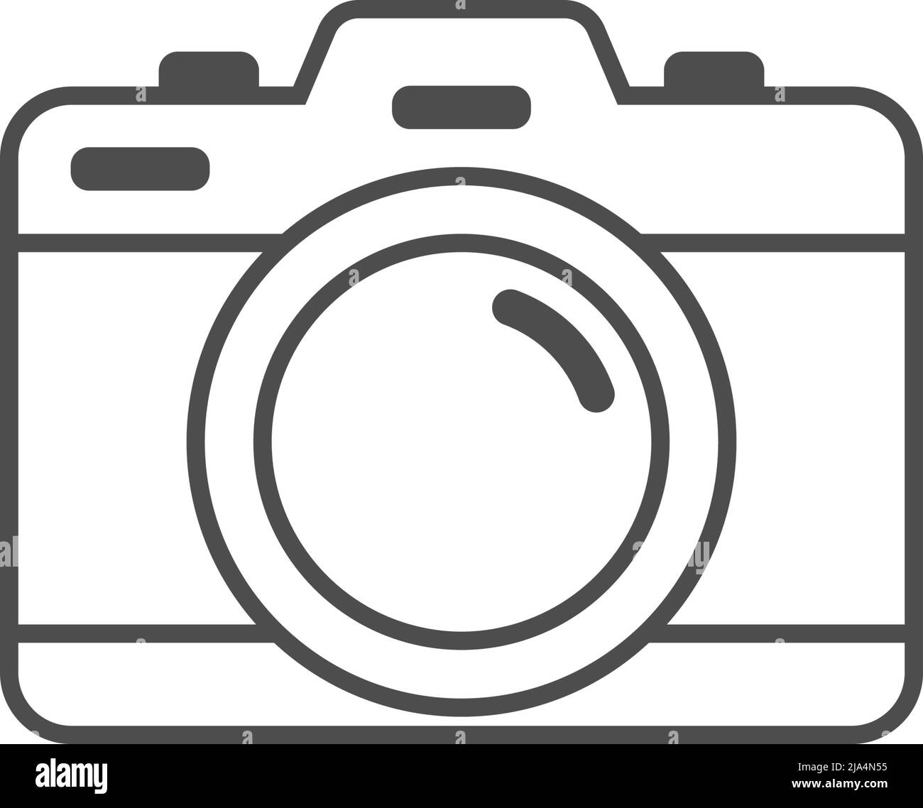 Camera icon logo flat design illustration template vector Stock Vector ...
