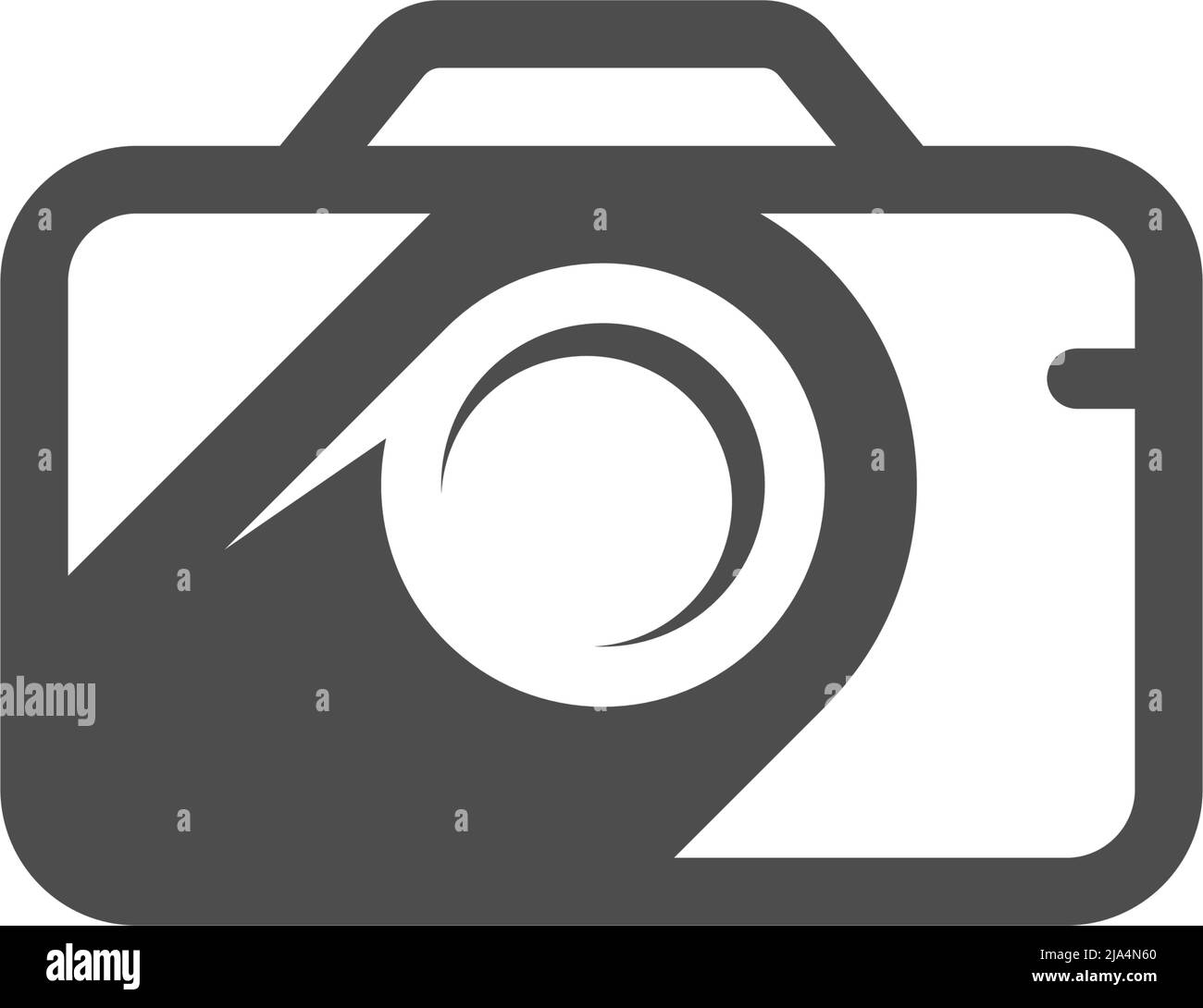 Camera icon logo flat design illustration template vector Stock Vector ...