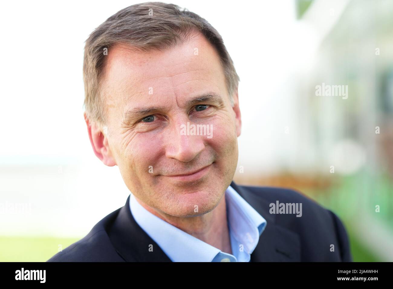 Hay Festival, Hay on Wye, Wales, UK – Friday 27th May 2022 – Jeremy Hunt MP former Health Secretary at Hay to talk about his new book Zero - Eliminating Unnecessary Deaths in the NHS -  Photo Steven May / Alamy Live News Stock Photo