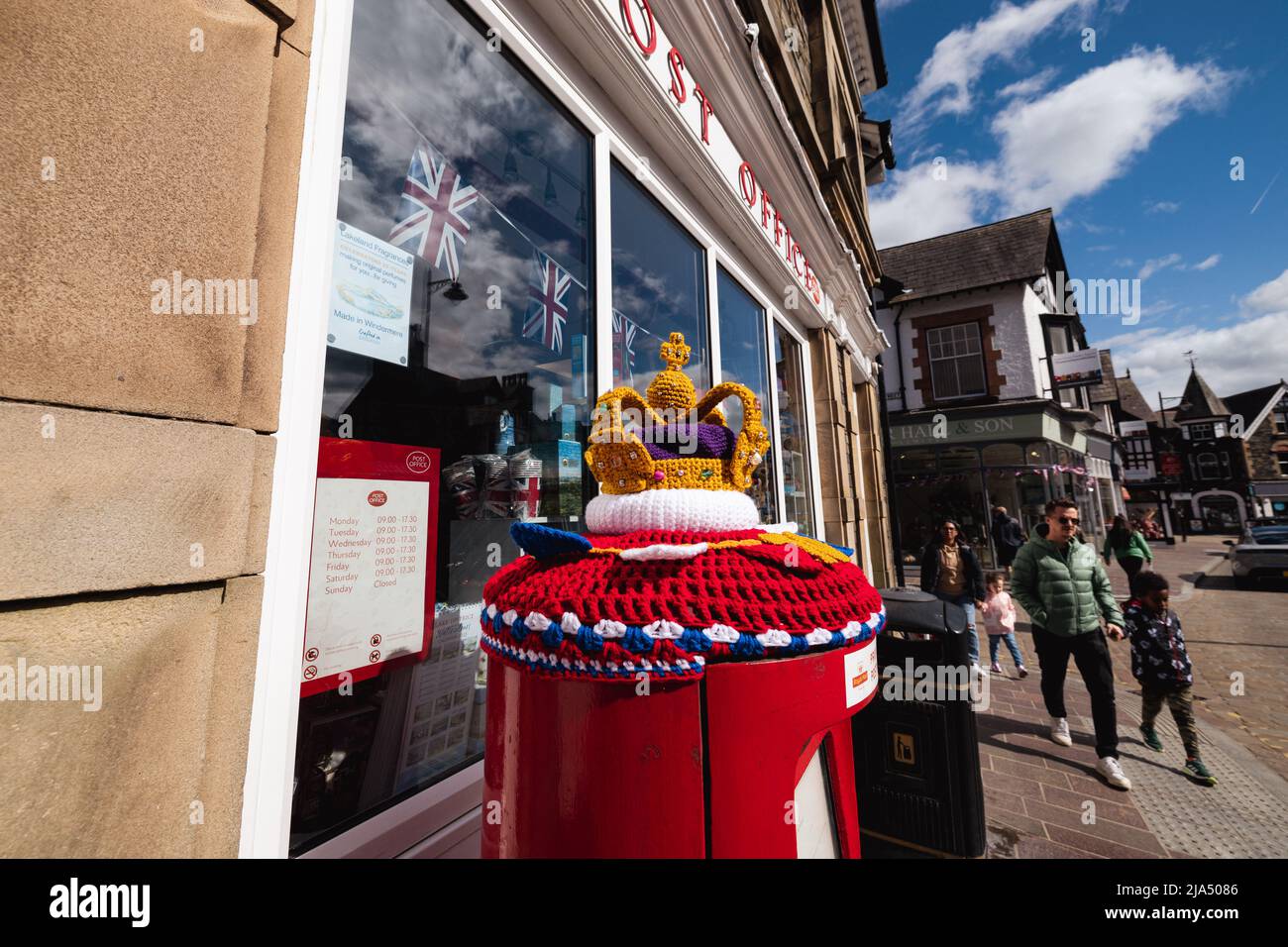Windermere, UK. 27th May 2022. UK Platinum Jubilee of Elizabeth II