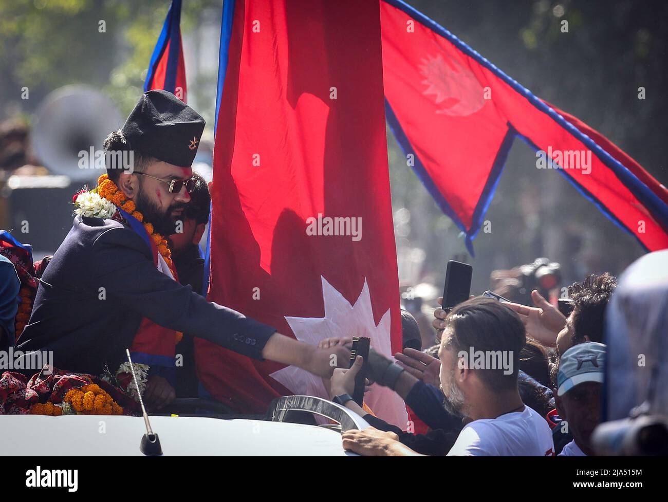 Kathmandu Bagmati Nepal 27th May 2022 Balendra Shah The Newly Elected Mayor Of Kathmandu