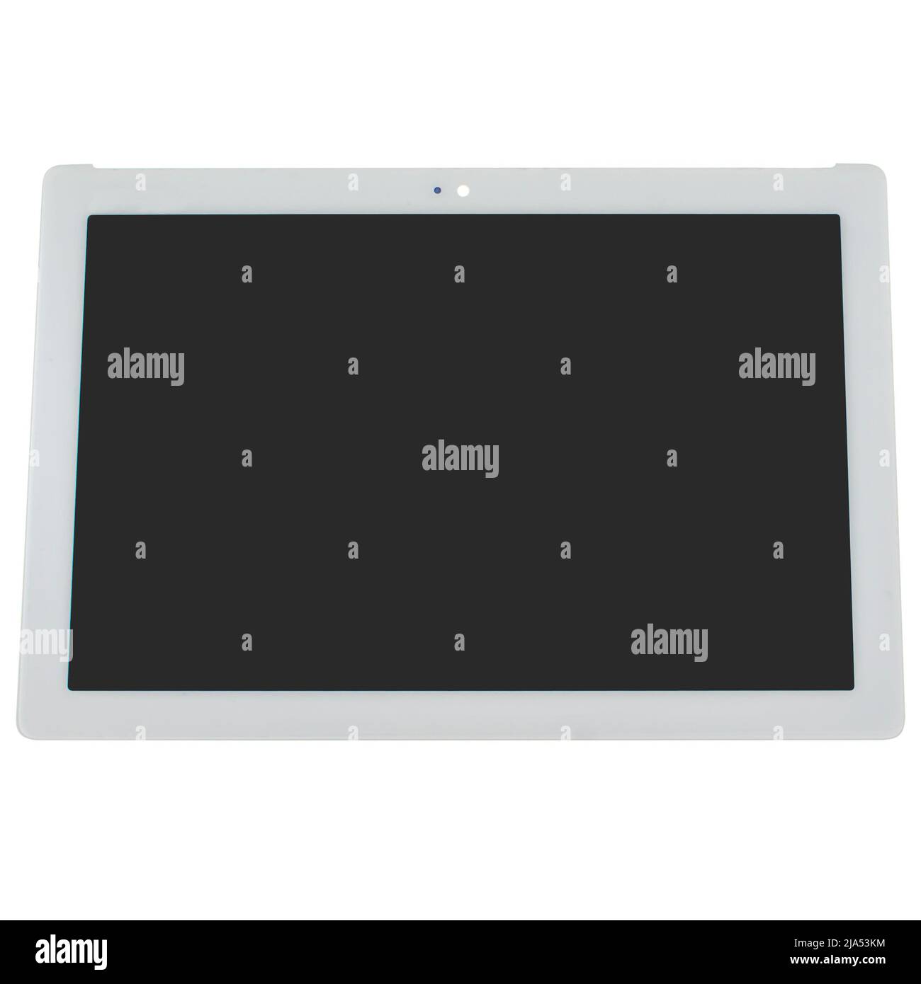 Screen for a tablet, a spare part for a tablet, on a white background in isolation Stock Photo