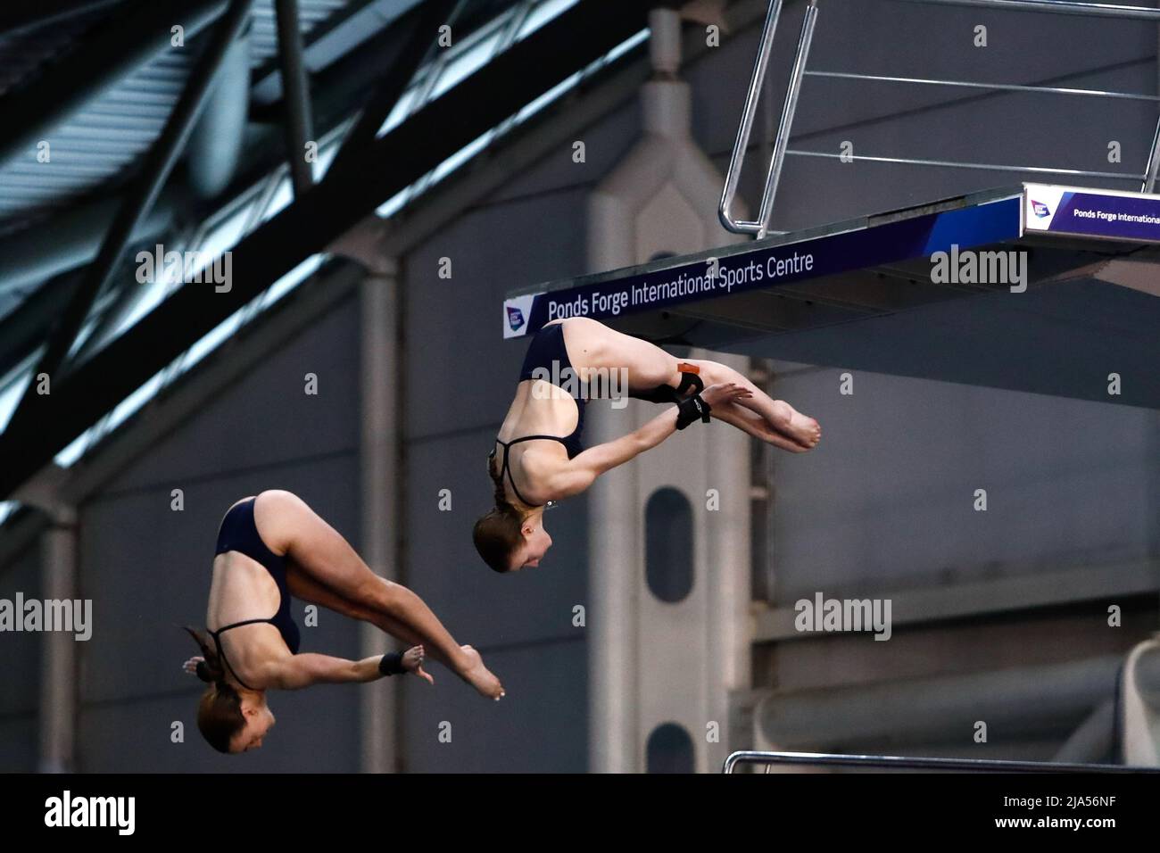City of Leeds Diving Club’s Lois Toulson and City of Sheffield Diving