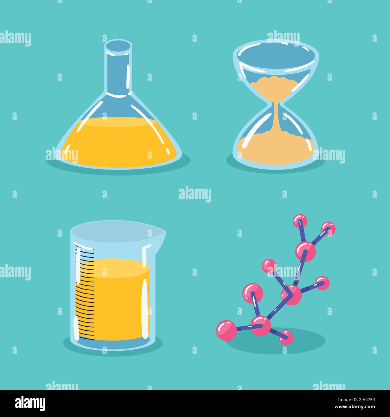 four science lab icons Stock Vector Image & Art - Alamy