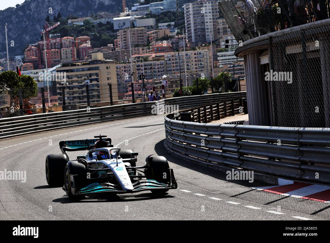 Russell (GBR) Mercedes AMG F1 W13. 27.05.2022. Formula 1 World Championship, Rd 7, Monaco