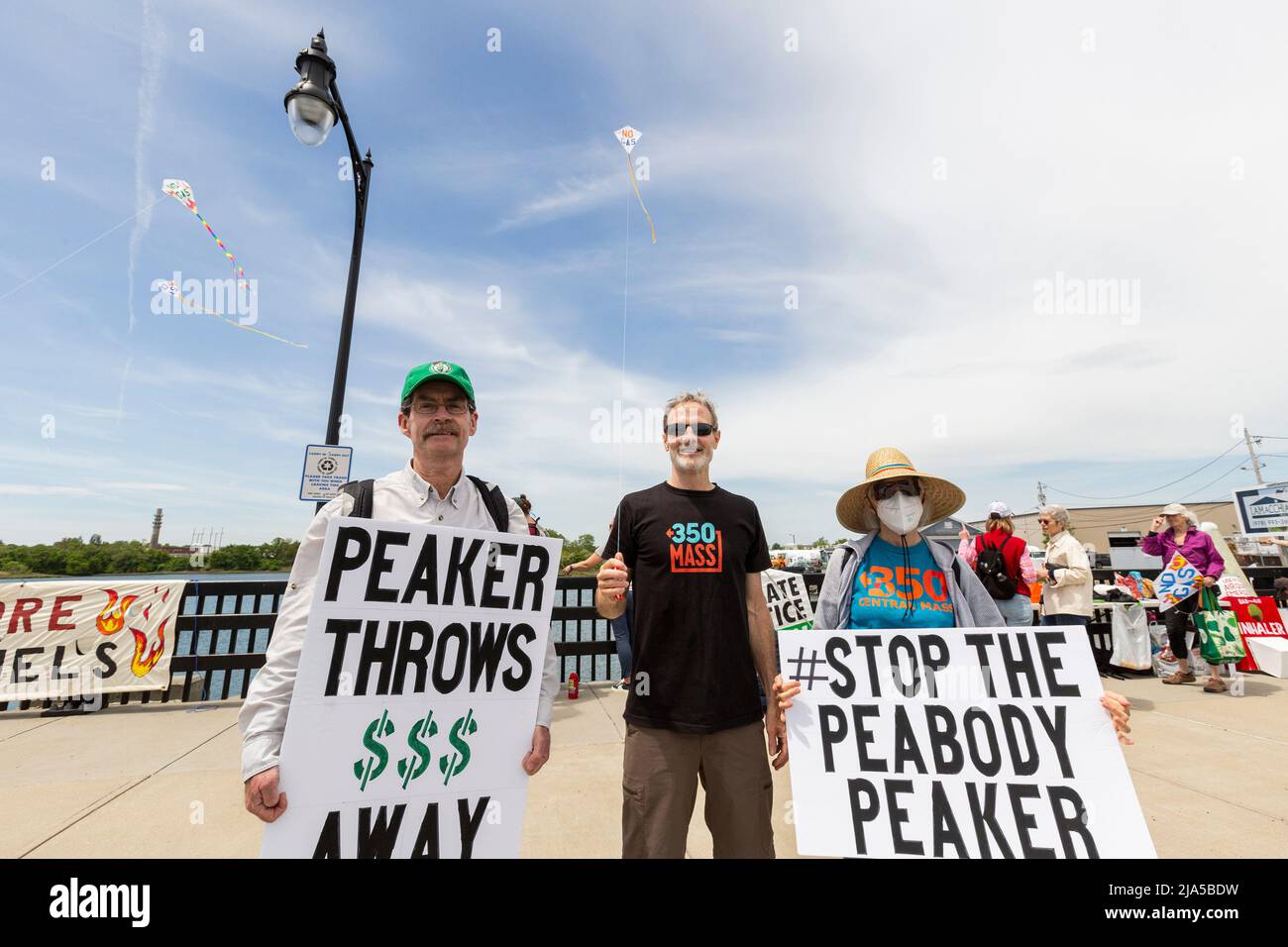 May 26, 2022. Danvers, MA. Residents and advocates from Breathe Clean