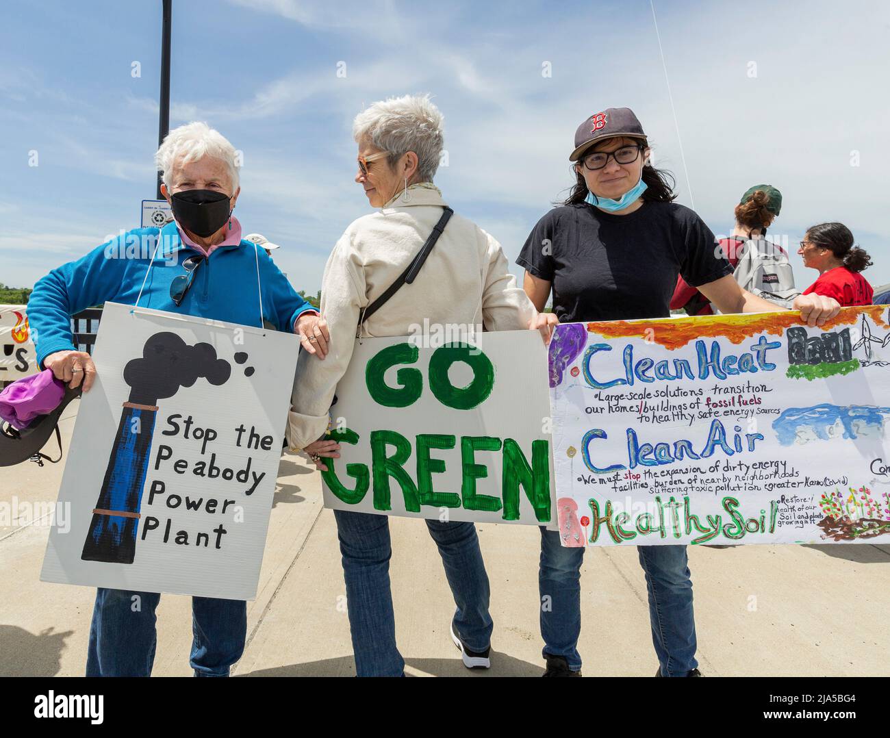 May 26, 2022. Danvers, MA. Residents and advocates from Breathe Clean