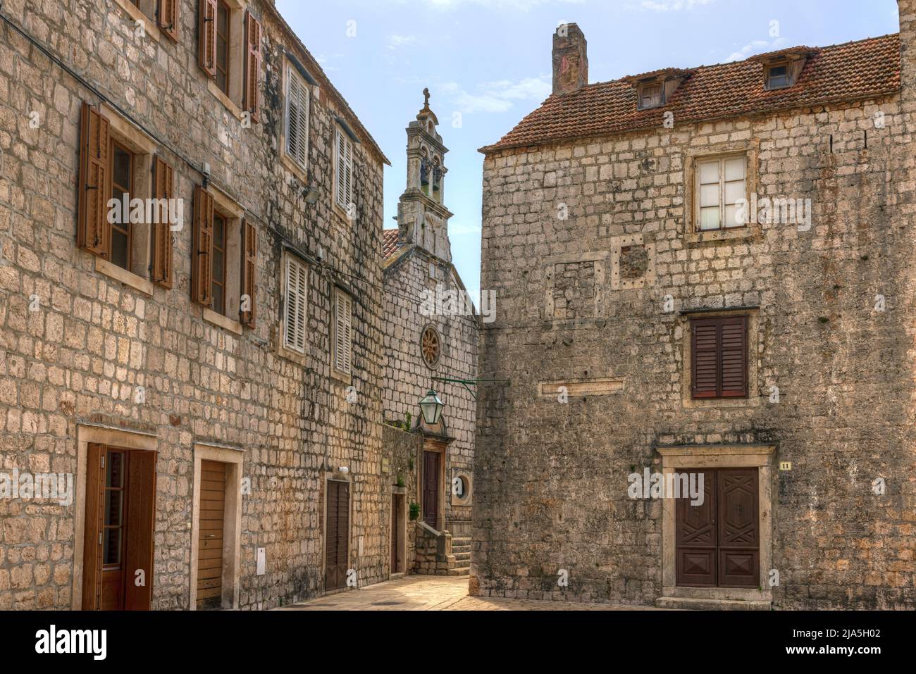 Stari Grad, Hvar, Dalmatia, Croatia, Europe Stock Photo