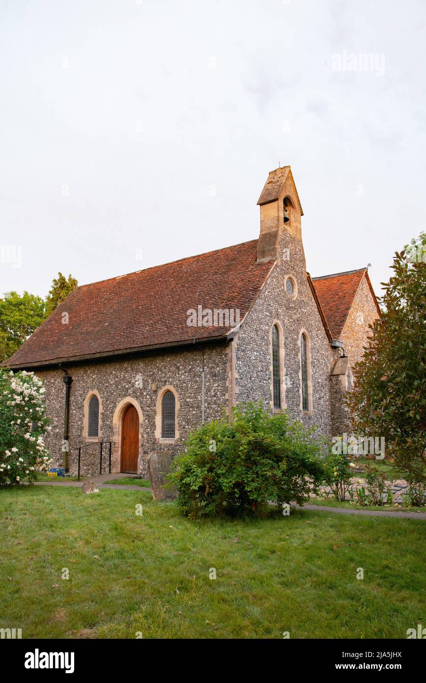 The church of St Cosmus and St Damian in the village of Blean in East Kent, UK Stock Photo