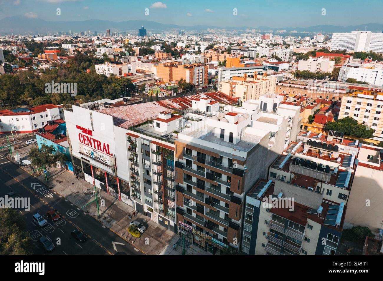 Mexico city buildings day hi-res stock photography and images - Alamy