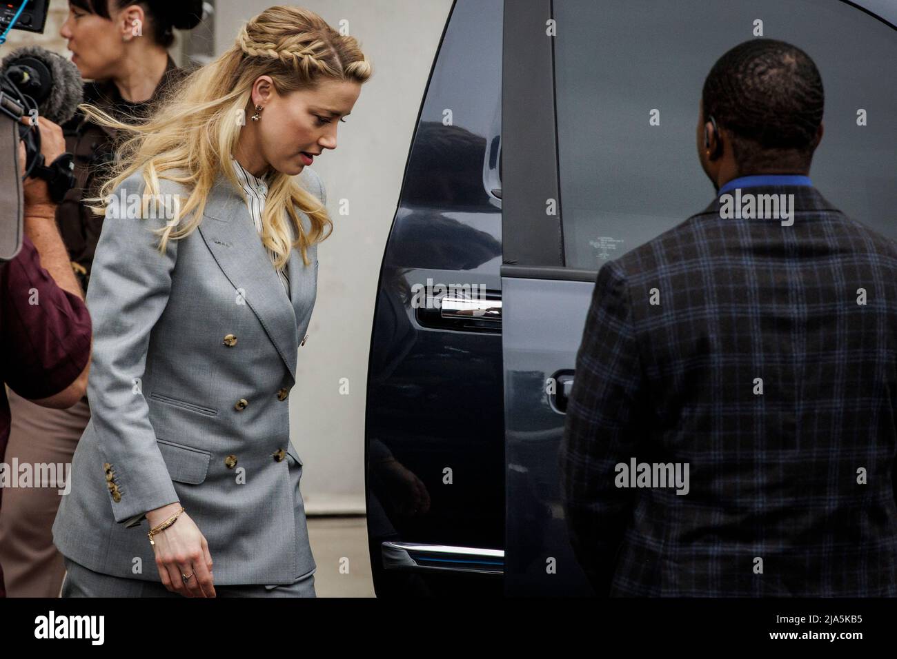Fairfax United States 27th May 2022 U S actress Amber Heard leaves Fairfax United States 27th May 2022 U S actress Amber Heard leaves