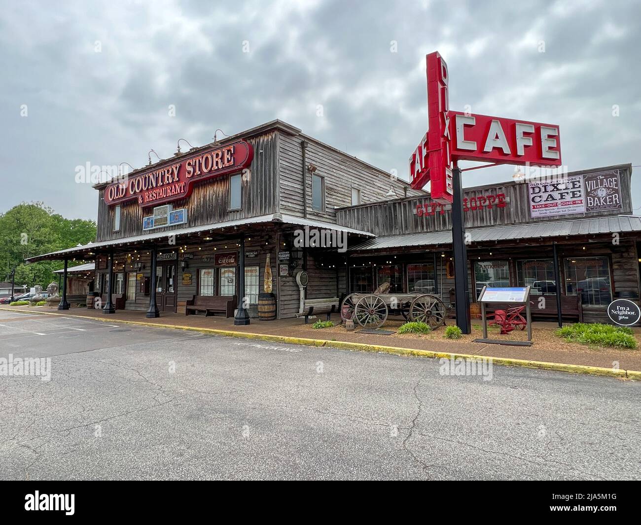 Jackson, TN USA May 3, 2022The exterior Brook Shaw Old Country Store