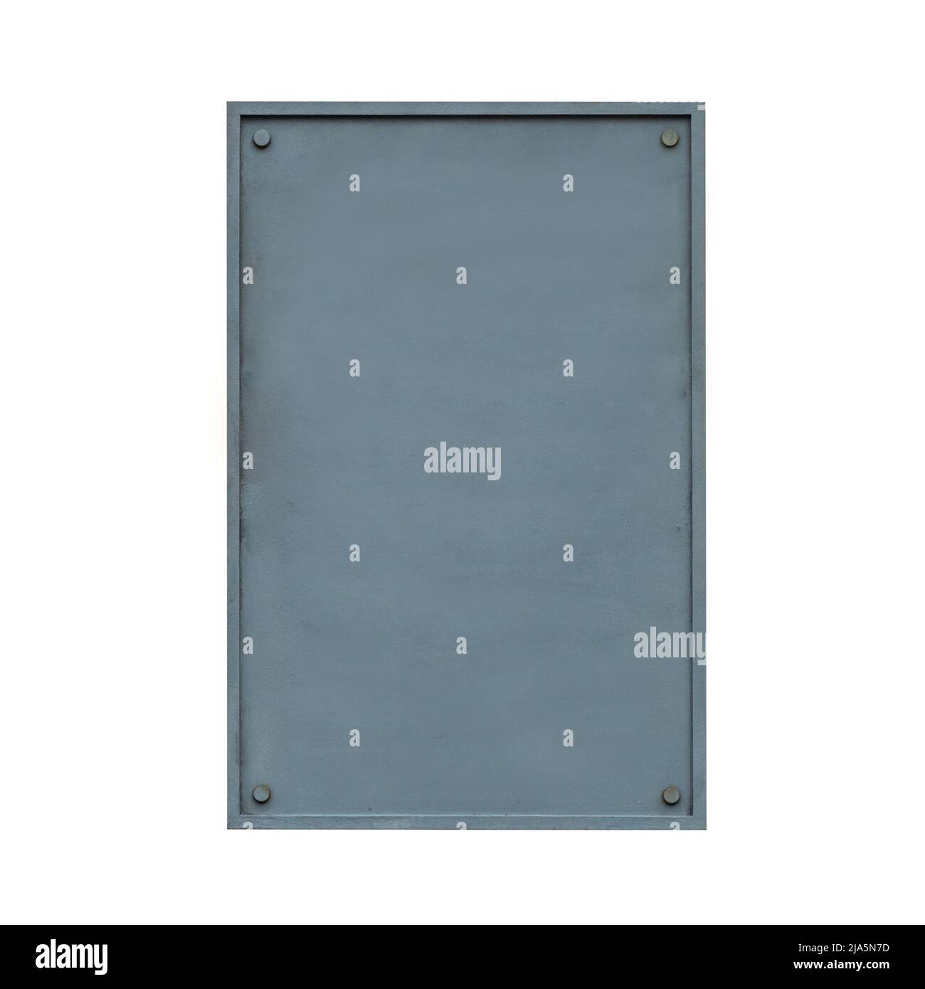 Vintage metal frame for copy space and isolated Stock Photo Alamy