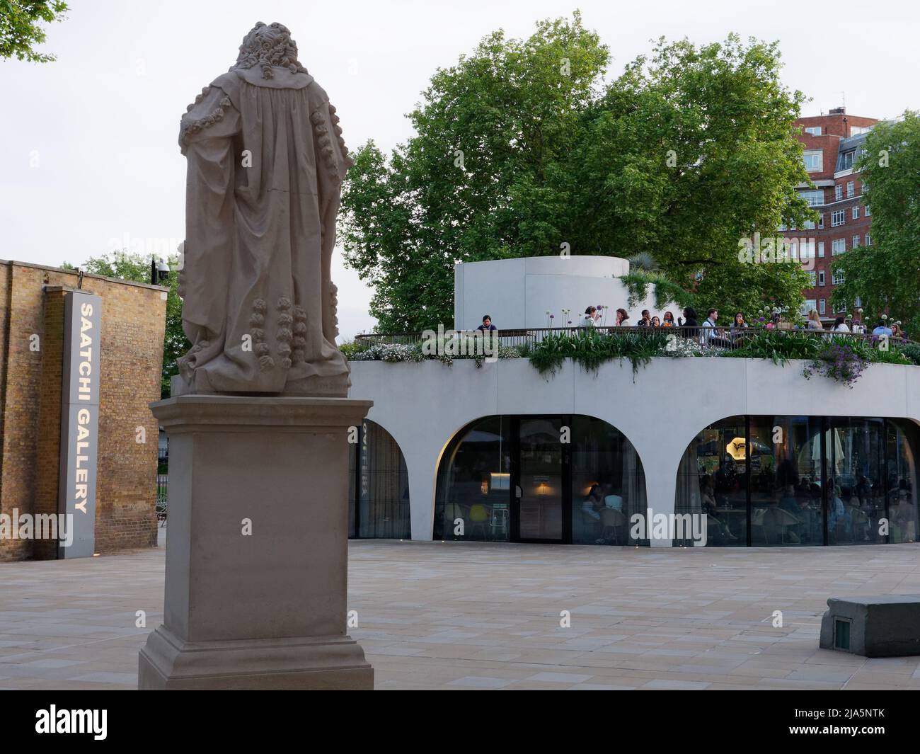 London, Greater London, England, May 14 2022: Vardo Restaurant in the Duke Of York square just off the Kings Road in Chelsea. Stock Photo