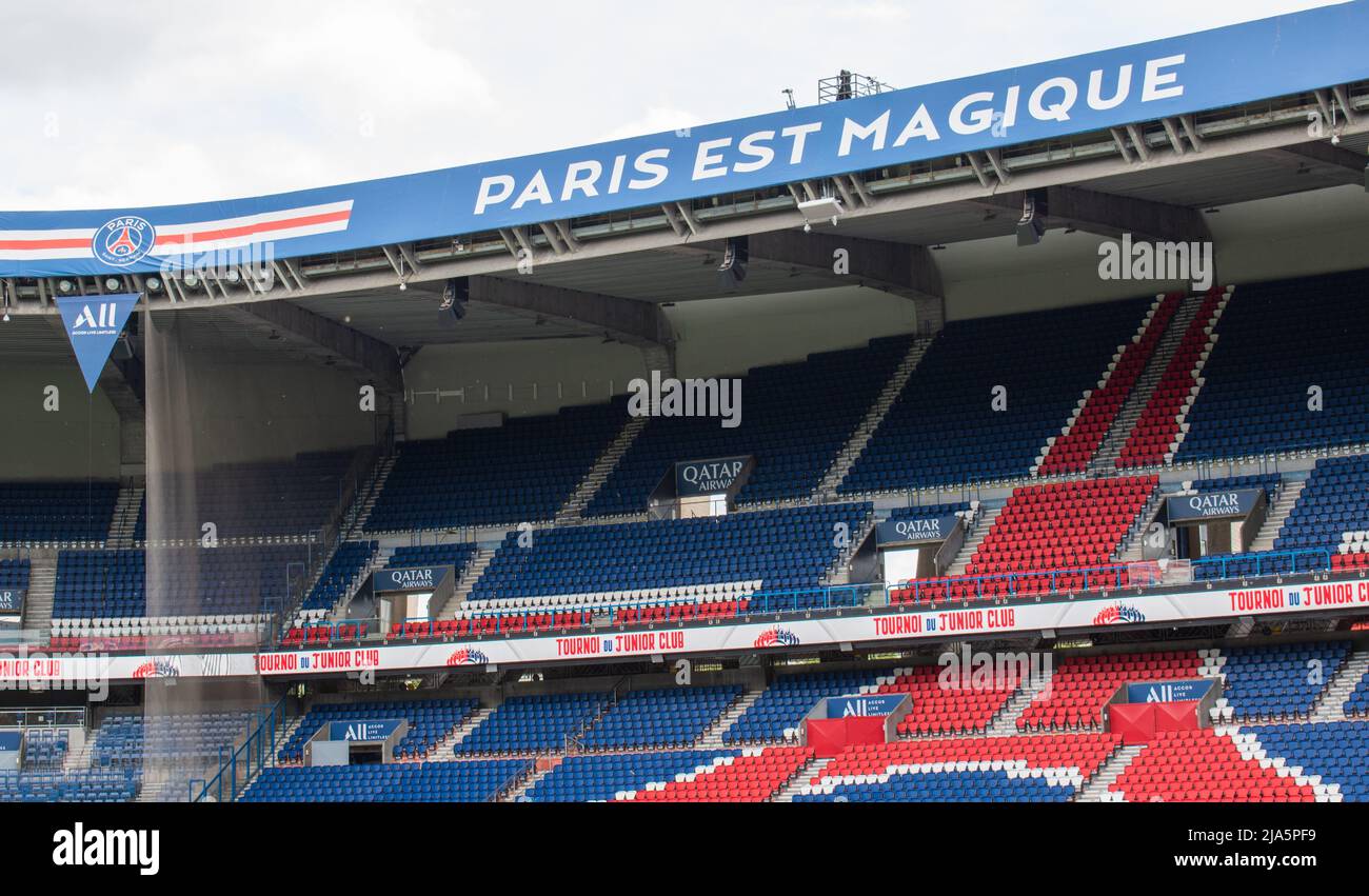 The Parc des Princes stadium in Paris (France) Stock Photo