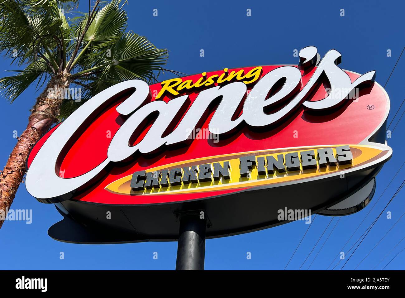Monterey Park, United States. 26th May, 2022. A Raising Cane's Chicken