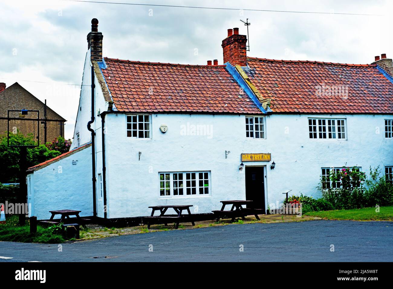 The Oak Tree Inn, Catterick Village, North Yorkshire, England Stock