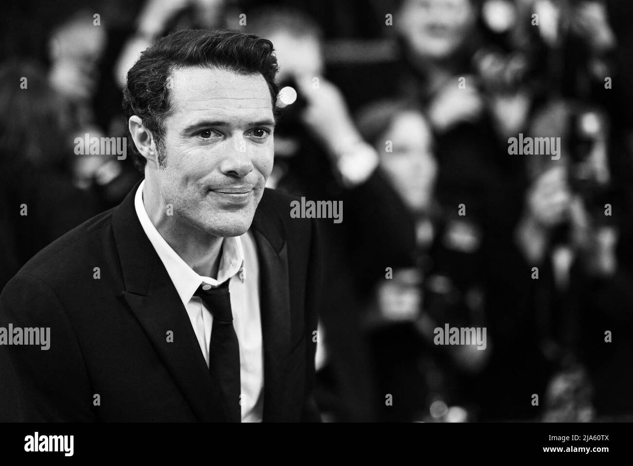 Nicolas Bedos attending the premiere of the movie Mascarade during the 75th Cannes Film Festival in Cannes, France on May 27, 2022. Photo by Julien Reynaud/APS-Medias/ABACAPRESSS.COM Stock Photo