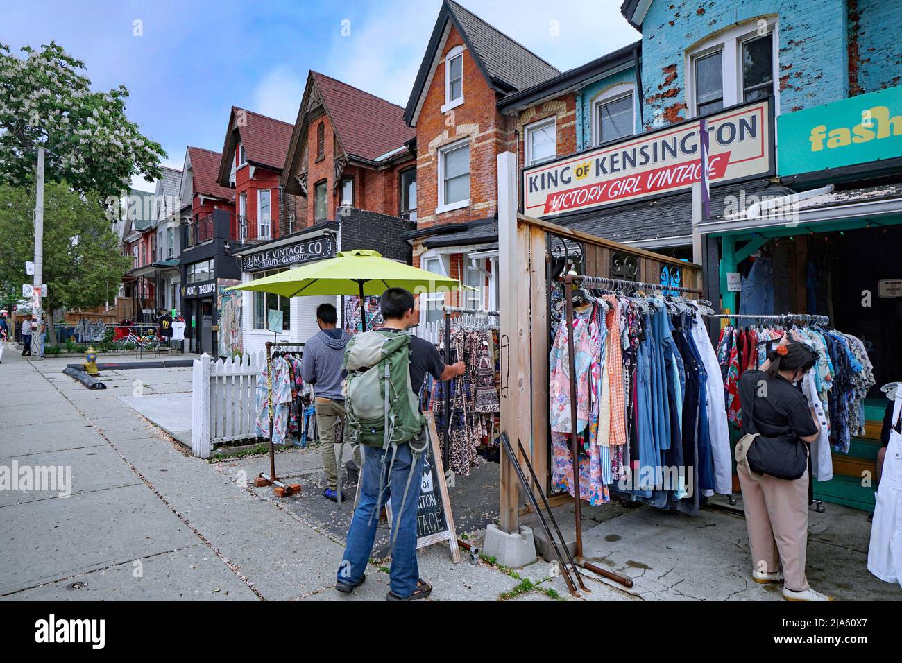 Toronto, Ontario, Canada May 27, 2022 Kensington Market in downtown