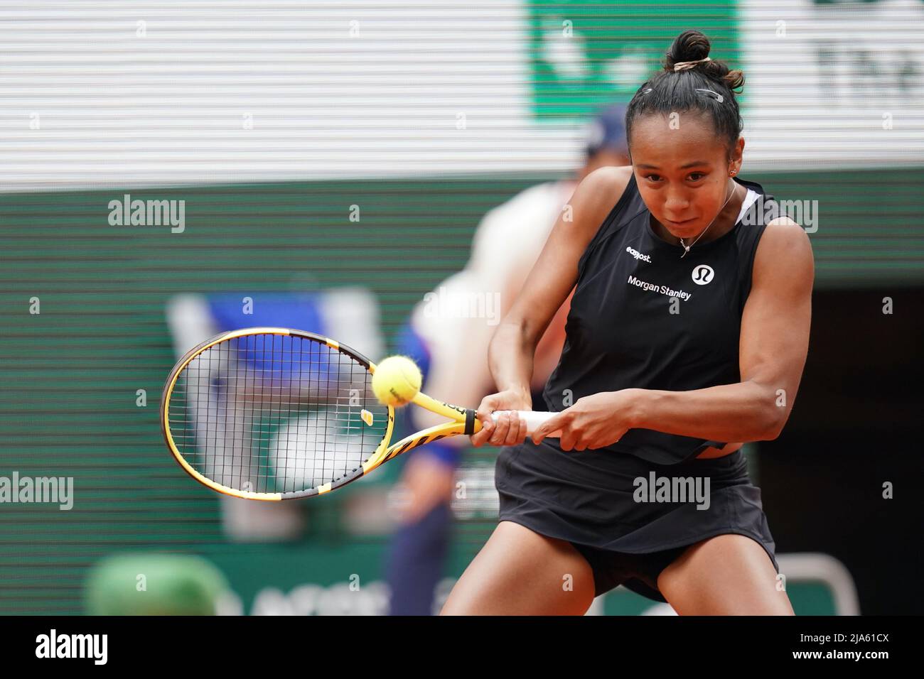 Leylah Fernandez of Canada during day 1 of the French Open 2022, a tennis  Grand Slam tournament on May 22, 2022 at Roland-Garros stadium in Paris,  France - Photo Jean Catuffe / DPPI Stock Photo - Alamy