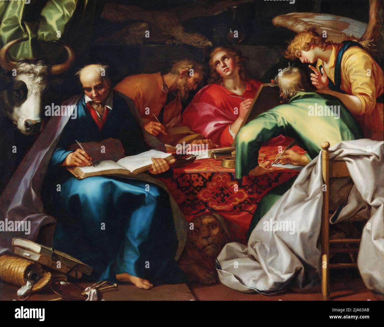 The Four Evangelists by Abraham Bloemaert, Stock Photo