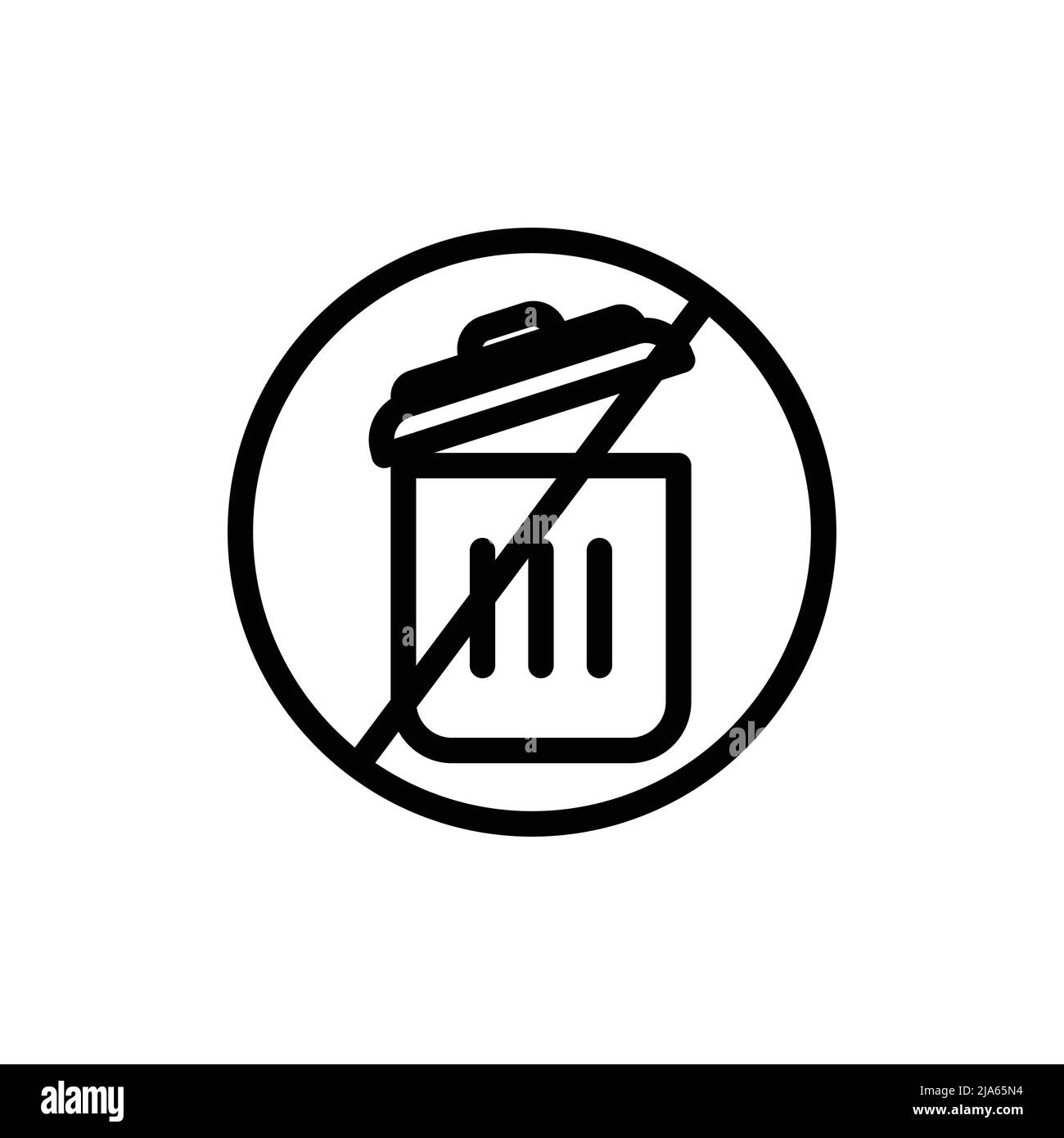 Trash bin icon set simple design Stock Vector Image & Art - Alamy
