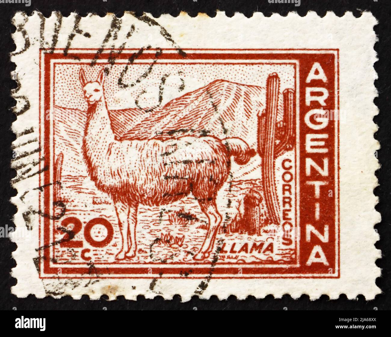 Argentina stamp circa animal hi-res stock photography and images - Alamy