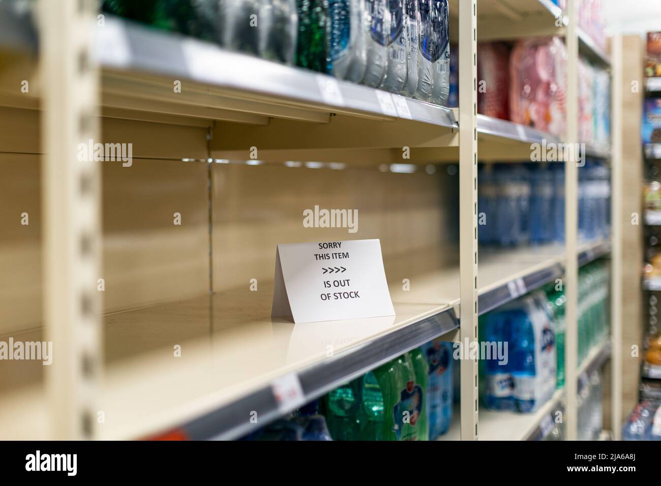 Empty shelf store hires stock photography and images Alamy