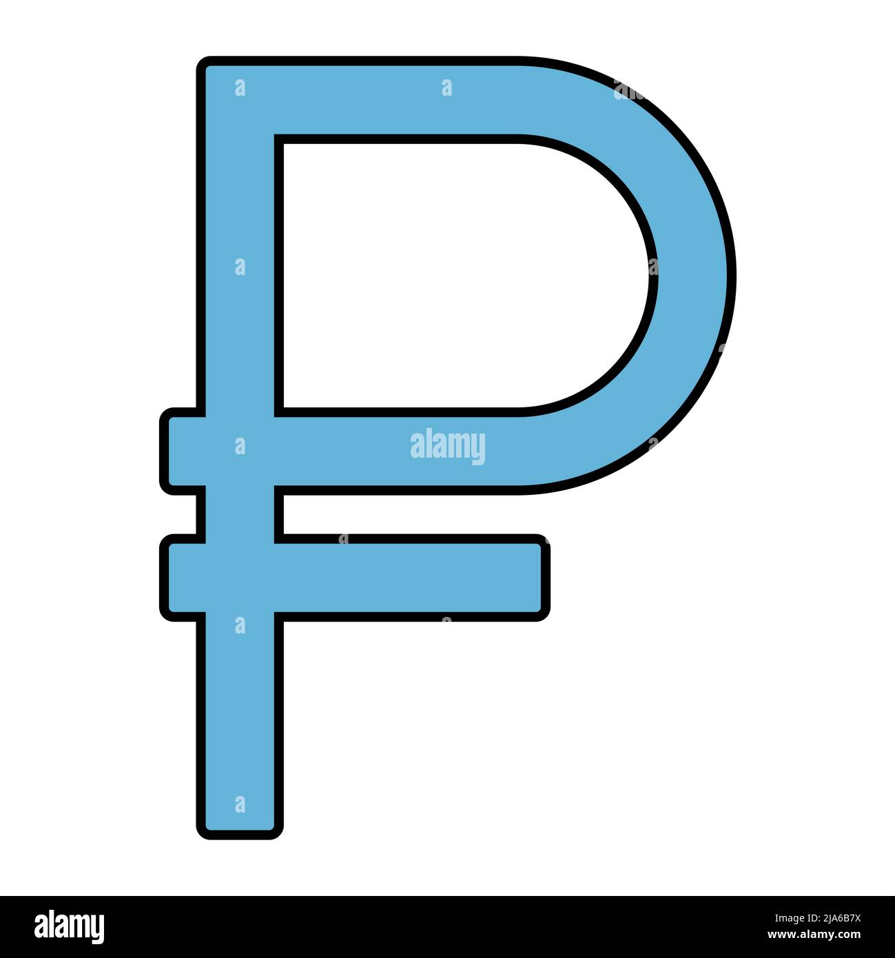 Ruble money icon, russian bank economy flat sign, rouble business ...