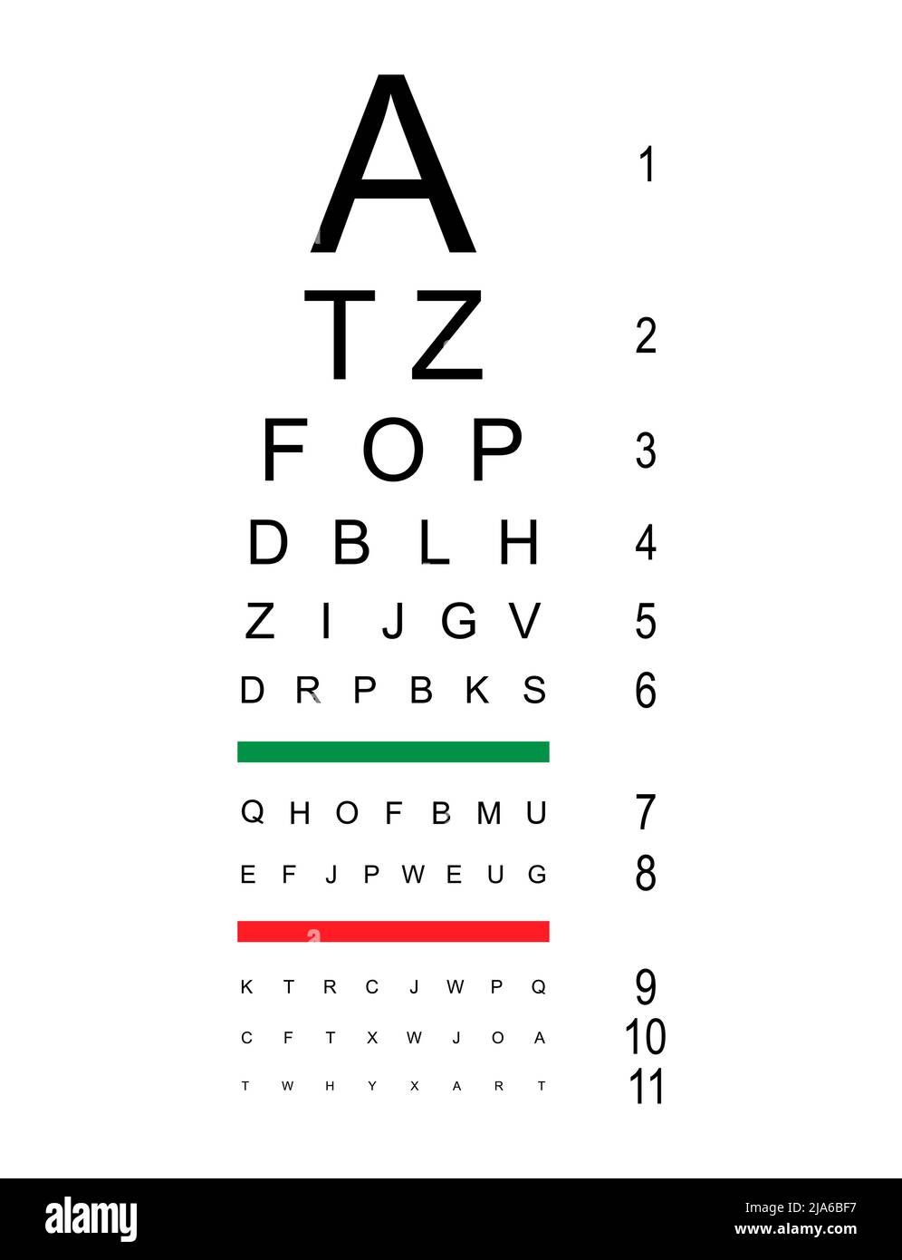 Test visual measure icon, optical chart letter symbol, optometrist ...