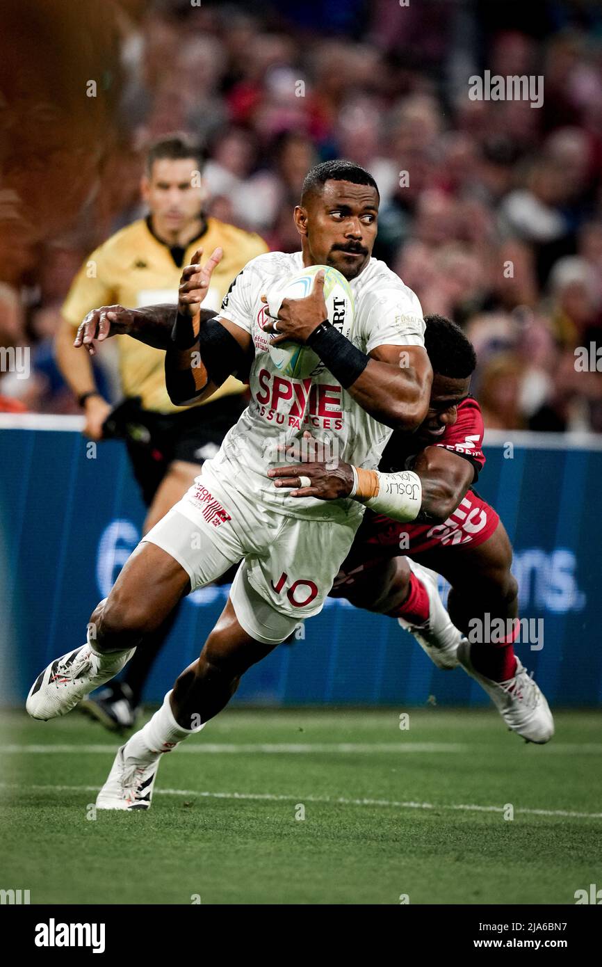 Jiuta Wainiqolo of RCT during the rugby European Challenge Cup Final