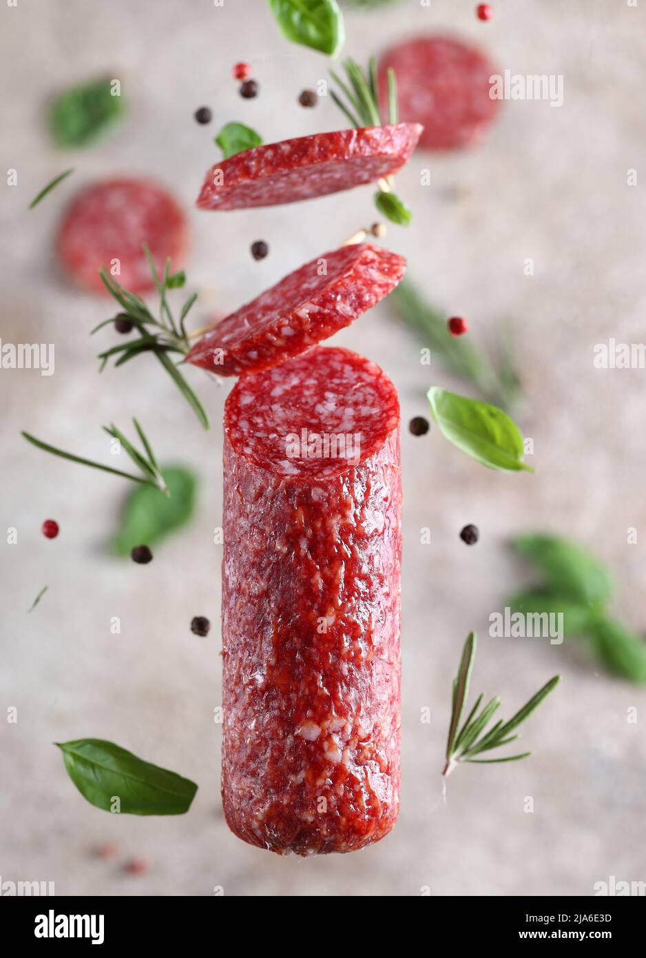 natural organic smoked sausage healthy food Stock Photo Alamy