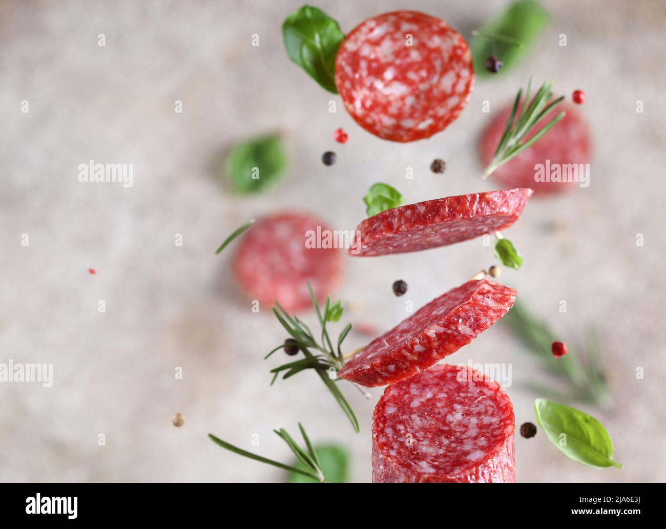 natural organic smoked sausage healthy food Stock Photo Alamy