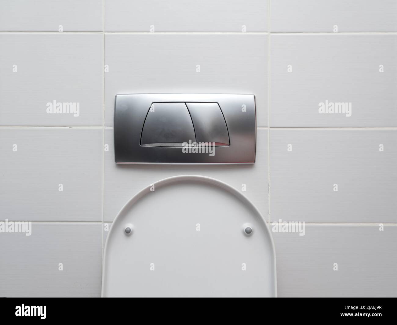 toilet seat cover background, front view Stock Photo