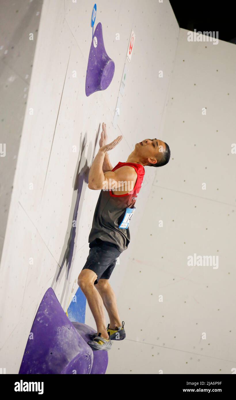 Chua Dennis (SGP), May 7, 2022 Sport Climbing Men's Boulder