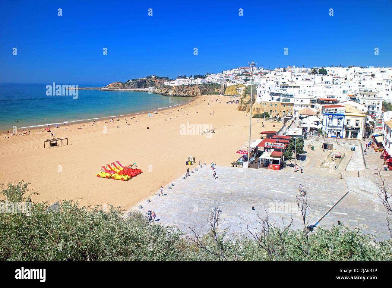 Albufeira beach, Portugal Stock Photo - Alamy