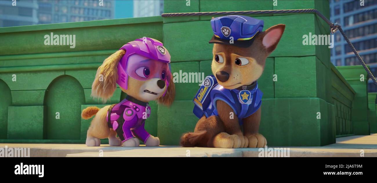 PAW PATROL: THE MOVIE, US character poster, Marshall (voce: Kingsley  Marshall), 2021. © Paramount Pictures / Courtesy Everett Collection Foto  stock - Alamy