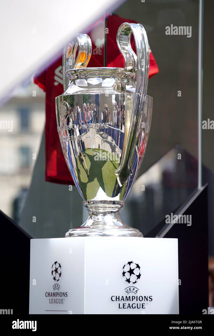 Uefa champions league trophy on hi-res stock photography and images - Alamy