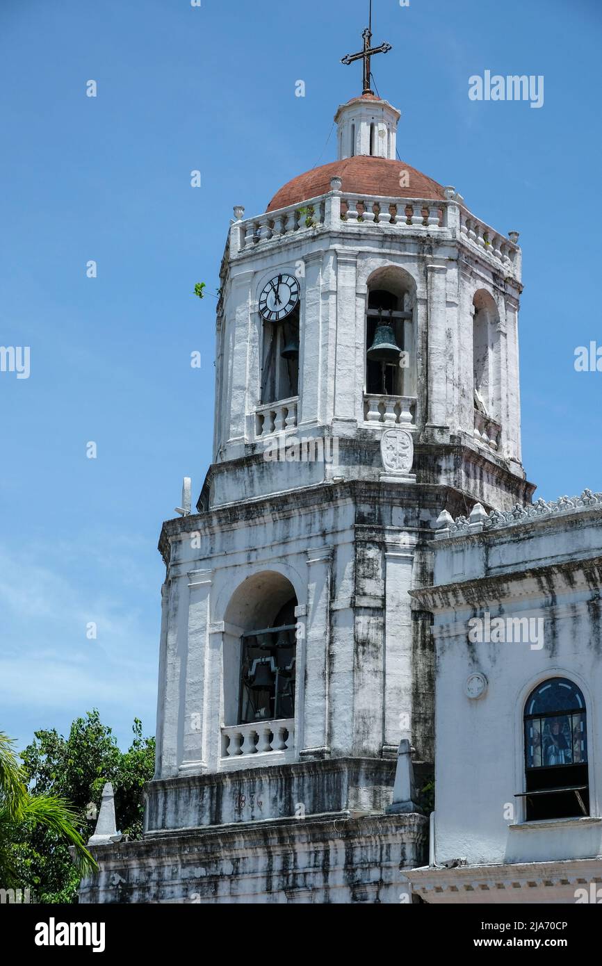 Cebu, Philippines - May 2022: Detail of The Cebu Metropolitan Cathedral on May 23, 2022 in Cebu, Philippines. Stock Photo