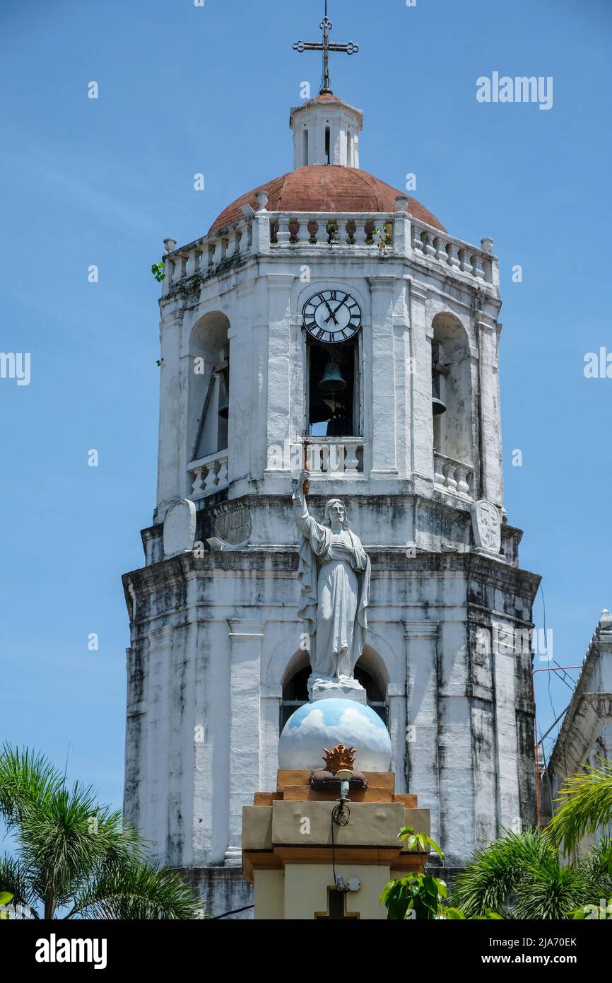 Cebu, Philippines - May 2022: Detail of The Cebu Metropolitan Cathedral on May 23, 2022 in Cebu, Philippines. Stock Photo