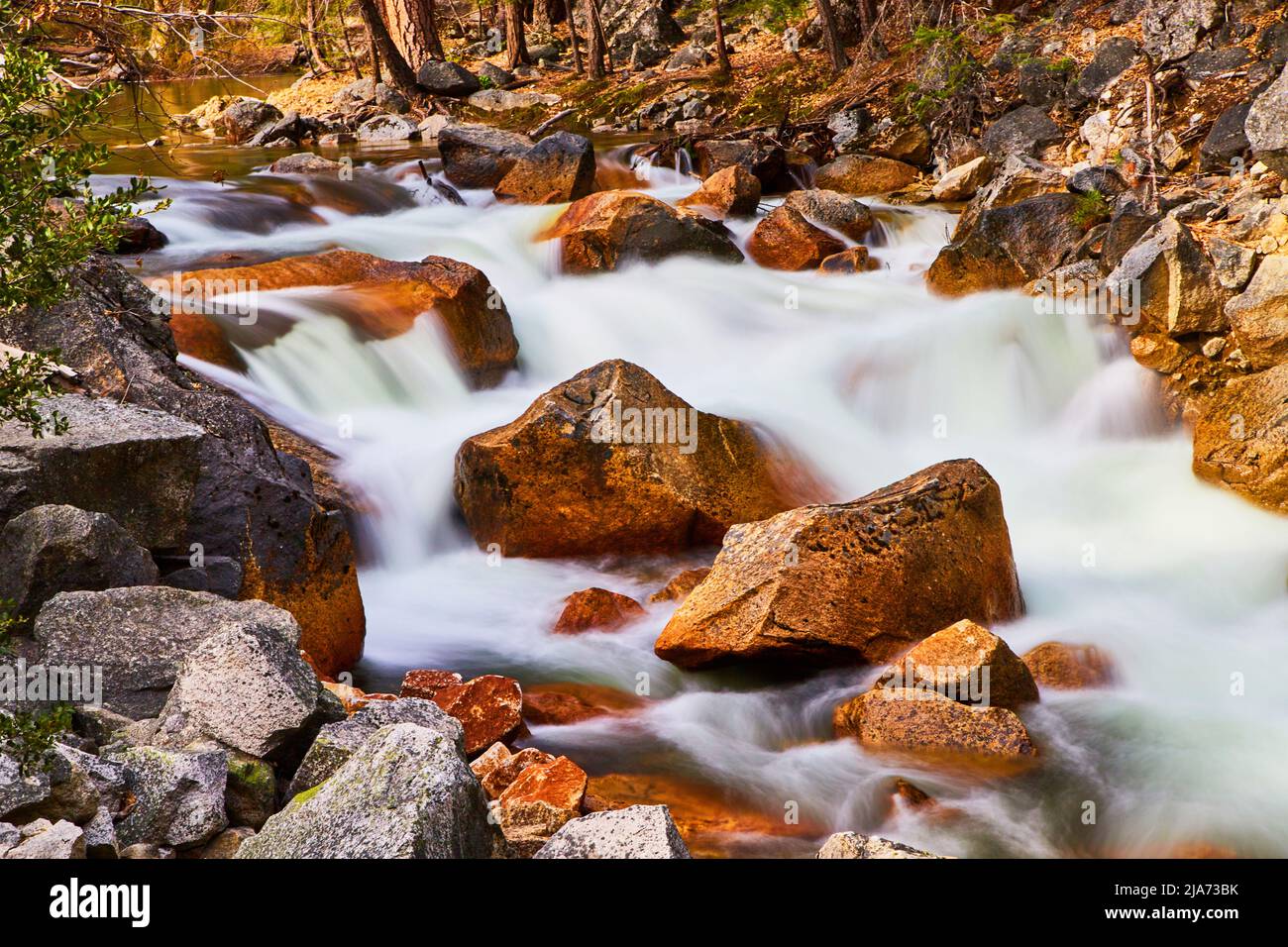 Large Angular Rocks River Waterfall large stones in river hi-res stock photography and images - Alamy