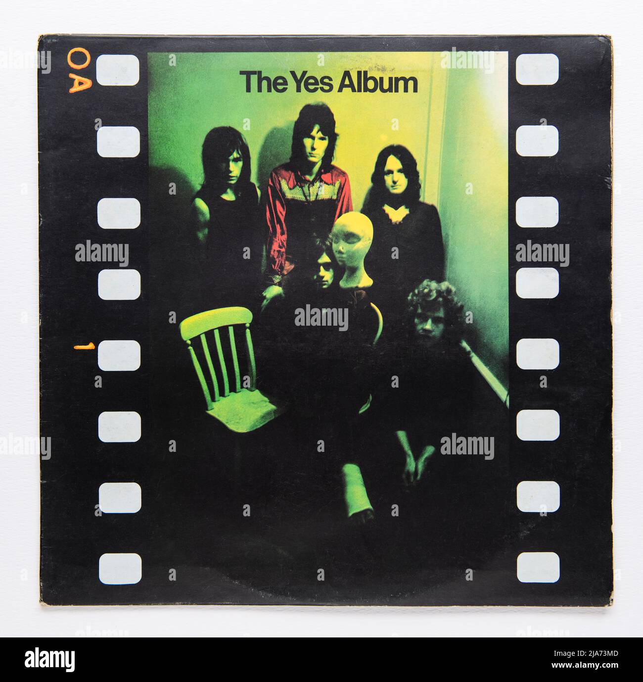 LP cover of The Yes Album, the third studio album by British progressive rock band Yes, which was released in 1971 Stock Photo