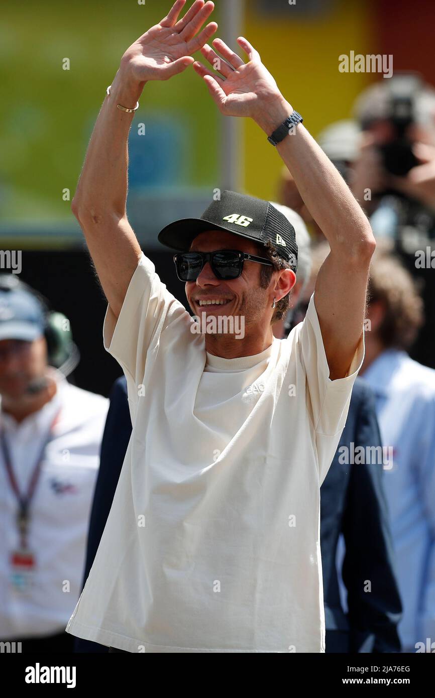 Scarperia e San Piero, Italy on 28 May 2022. Valentino Rossi has his number  46 retired in a special ceremony during the Gran Premio d'Italia Oakley at  Mugello Circuit, Scarperia e San
