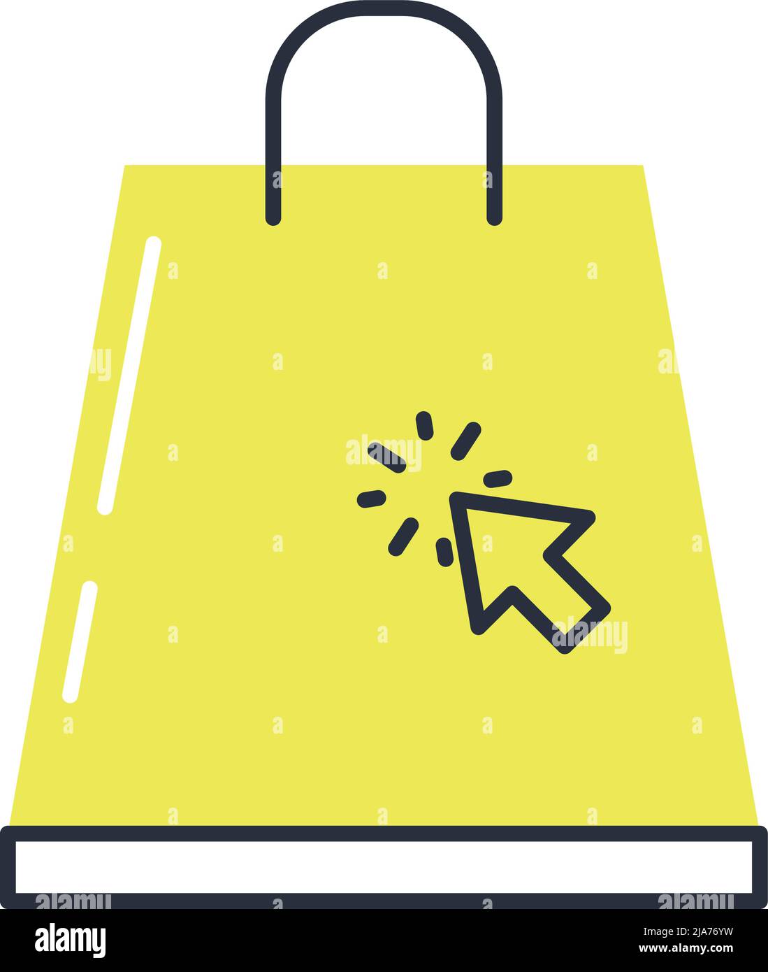 shopping bag icon Stock Vector Image & Art - Alamy